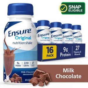 Health Original Meal Replacement Nutrition Shake Milk Chocolate 8 Fl Oz 16 Count - Picture 1 of 12