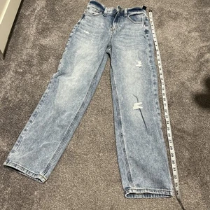 So Girls Youth Ripped Blue Jeans Denim 10 - Picture 1 of 5