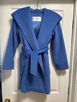 Max Mara Hooded Wrap Coat  Size 0 - Image 1 of 4