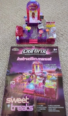 Cra-Z- Art Lite Brix Sweet Treats Building Set - Light Up Building Block Toy  - Image 1 of 4