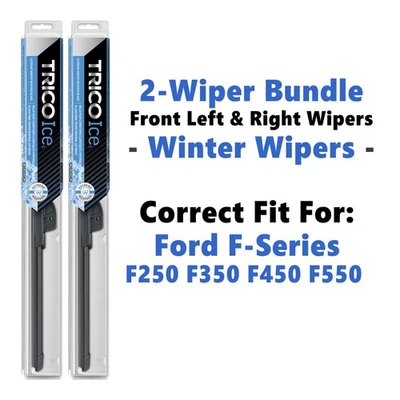 WINTER Wipers 2pk Super-Premium 1988-1996 Ford F-Series F250 350 450 550 35180x2 - Image 1 of 4