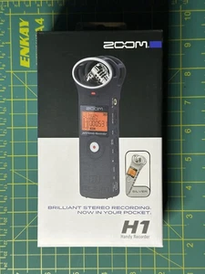 Zoom H1 Handy Wireless Digital Audio Recorder Portable Microphone - Silver - Picture 1 of 7