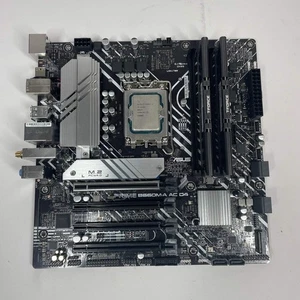 Asus Prime B660M-A AC D4 mATX scheda madre + i3-12100F 16 GB RAM 500 GB SSD - Foto 1 di 7