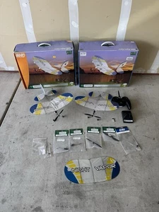 X2 Parkzone Night Vapor R/C aircrafts with spares. FREE SHIPPING! - Picture 1 of 13