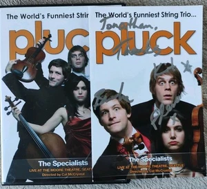 PLUCK DVD The Specialists Live at Moore Theatre Seattle R0 Pal ❤️ RARE SIGNED ❤️ - Picture 1 of 8