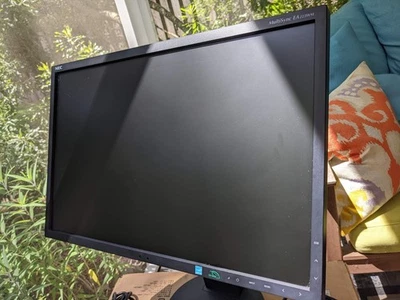 NEC MultiSync EA223WM-BK - 22" LED Monitor with Speakers - w/ DVI & POWER CORD - Image 1 of 4