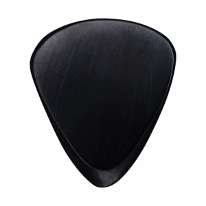 Black Buffalo Horn Guitar Pick - 3.0 mm - 351 Wedge - Handmade Exotic Plectrum - Picture 1 of 1