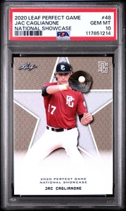 Jac Caglianone2020 Leaf Perfect Game National Showcase #48 PSA 10 - Picture 1 of 2