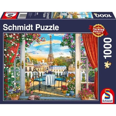 Puzzle Una terrazza a Parigi - 1000 pz - Schmidt 58976 - Immagine 1 di 2