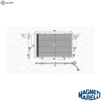 CONDENSER AIR CONDITIONING 350203100600 FOR FORD TRANSIT/COURIER/B460/Box/MPV - Image 1 of 4