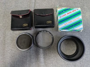 Carl Zeiss Jena 58SL 58mm Filtros X 2 Plus Parasol Plegable - Imagen 1 de 7