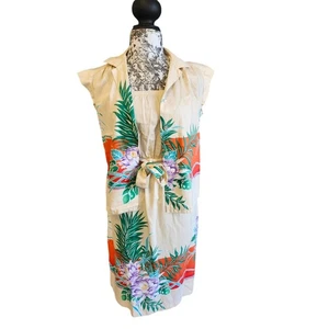 Hilo Hattie Hawaiian 2 pc Pin-up style dress with vest tube top **read** - Picture 1 of 7