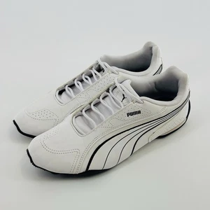 PUMA Redon Bungee Lace Up Mens White Sneakers Casual Shoes 38816701 Size 7.5 - Picture 1 of 7