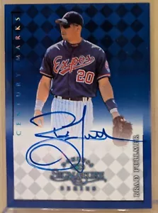 1998 Donruss Signature CENTURY MARKS Brad Fullmer Expos RARE ON CARD AUTO /100 - Picture 1 of 2