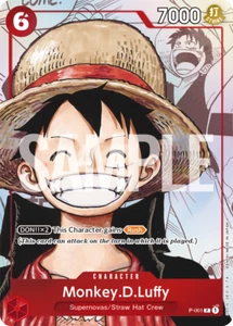 P-001 EN ⭐️Monkey D. Luffy ⭐️ 25th Edition Version One Piece Card Game (2022) - Picture 1 of 1