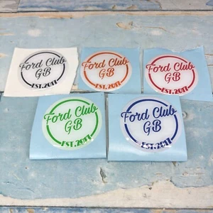 Ford Club GB Round Gels 4cm 5 colours to pick - Picture 1 of 6