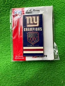 New York Giants NFL Football Super Bowl XXV Champions Lapel Banner Pin - Picture 1 of 3