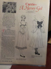 NICE UNCUT PAPERDOLL MAY 1994 CARRIE A HARVEY GIRL BY SUE MARTINEZ