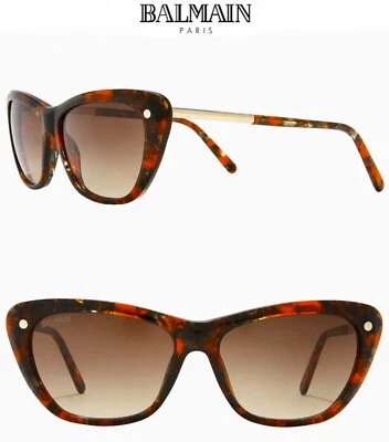 GAFAS DE SOL BALMAIN PARIS BL2069 C03 ROJO DEGRADADO TORTUGA MARRÓN OJO DE GATO. 56 mm Foto 1 de 4