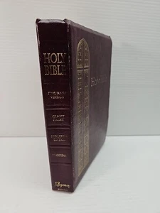 Bibel KJV Nelson Regency RIESENDRUCK roter Buchstabe 883CBG 1990 Burgund - Bild 1 von 20
