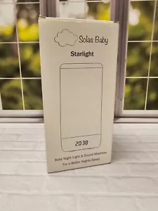 Starlight White Noise Soothing Sound Machine Baby Nursery Night Light - Picture 1 of 4