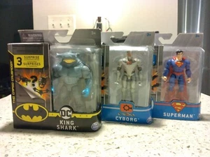 DC Comics Cyborg Superman King Shark 4" Figure Heroes Unite Justice League - Picture 1 of 5