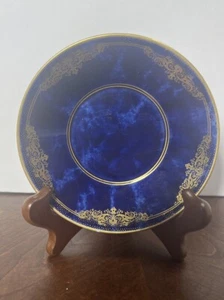 Blaue Wolke und goldene Sevre kleine Schüssel - Bild 1 von 8