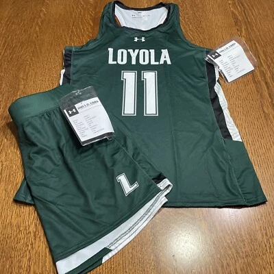 Camiseta deportiva y falda escocesa Under Armour Loyola para mujer talla S NUEVA CON ETIQUETAS Foto 1 de 4