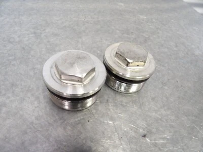 09-11 Kawasaki Ninja 650r Front Fork Tube Caps 44029-0005 - Image 1 of 2