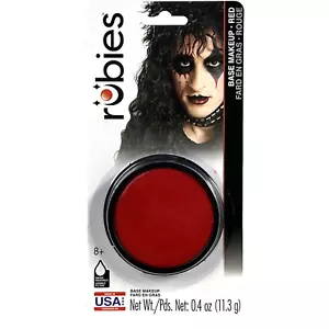 Base Makeup Red Color and Water Washable Made in the USA by Rubies - Picture 1 of 10
