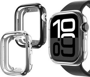 3 Pack Bumper Case for Apple Watch Series 10 42mm 46mm Soft TPU Shockproof Cover - Zdjęcie 1 z 12