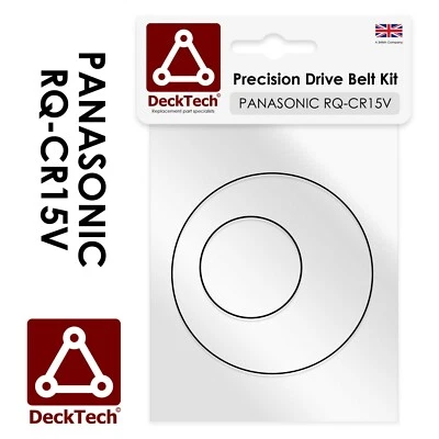 DeckTech™ Ersatzriemen für Panasonic Walkman RQ-CR15V RQCR15V Gummiantrieb - Bild 1 von 3