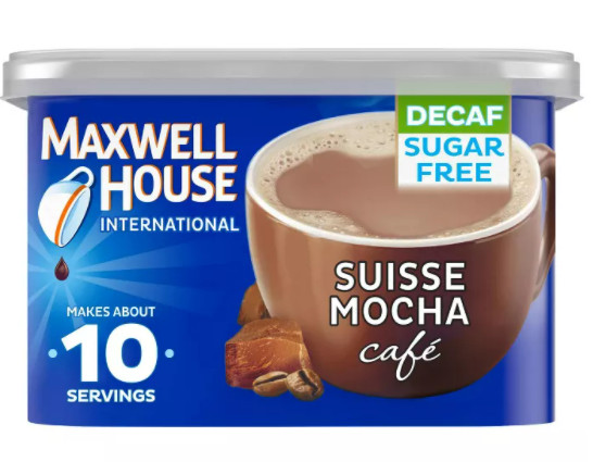 Maxwell House International Decaf Sugar-Free French Vanilla Instant Coffee 4 oz Photo Related