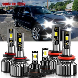 For Chevrolet Suburban 2018-2020 LED Headlight High/Low Beam Fog Light Bulb Kit - Foto 1 di 11