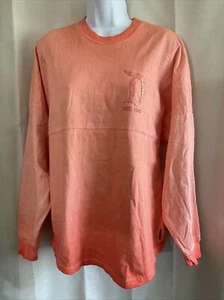 Disney Parks Disneyland Spirit Jersey Long Sleeve Shirt Size XS Orange Hombre - Picture 1 of 7