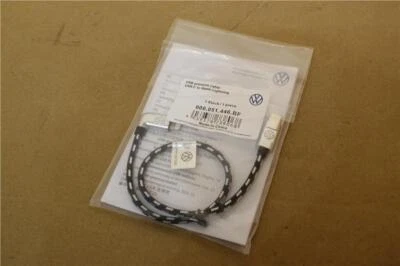 VW branded USB C to Apple Lightning high-quality charging cable 30cm 000051446BF - Image 1 of 4