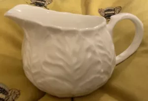 Wedgwood Landwaren Weißkohl Milchkännchen/Milchkrug 8 cm hoch bis oben auf Auslauf - Bild 1 von 6