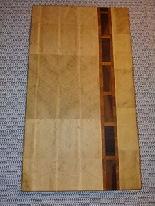 Handgefertigtes Stirnholz Schneidebrett aus Weißbuche, Nuss und Kirsche - Bild 1 von 6
