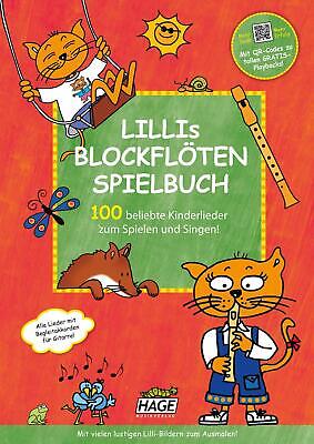Lillis Blockflöten Spielbuch mit QR-Code zum Download, Helmut Hage