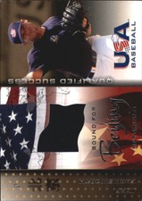 2006-07 (TEAM USA) USA Baseball Bound for Beijing Game Used #8 Jeff Farnsworth