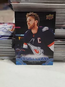2023-24 Upper Deck Hockey Series 2 Connor McDavid UD Canvas C152 Oilers SSP - Picture 1 of 2