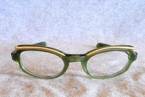 titmus usa eyeglass frames vintage cats eye grecian beauty 44-20-5-1/4 nos - Picture 1 of 4