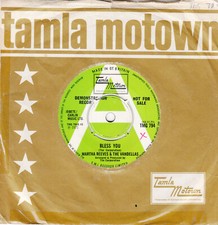 MARTHA REEVES & VANDELLAS *BLESS YOU*  1971 UK  TAMLA MOTOWN PROMO N SOUL  EX(+)