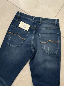 Gray Earth Jeans Men's Size 30 Distressed Medium Wash Straight Leg 5 Pocket - Picture 1 of 8