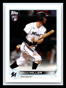2022 Topps Mini Brian Miller Rookie (RC) Miami Marlins