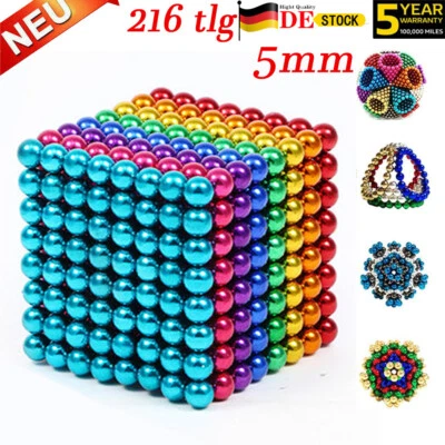 216pcs Starke Neodym Magnete Würfel Scheiben Kugeln Büro Basteln Befestigung Neu - Bild 1 von 4