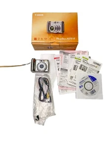 Canon PowerShot A570 IS Digital Camera CIB Tested - Picture 1 of 12