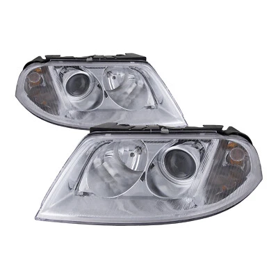 Headlights Right Left Pair Set Fits 2001-2005 Volkswagen Passat - Image 1 of 4