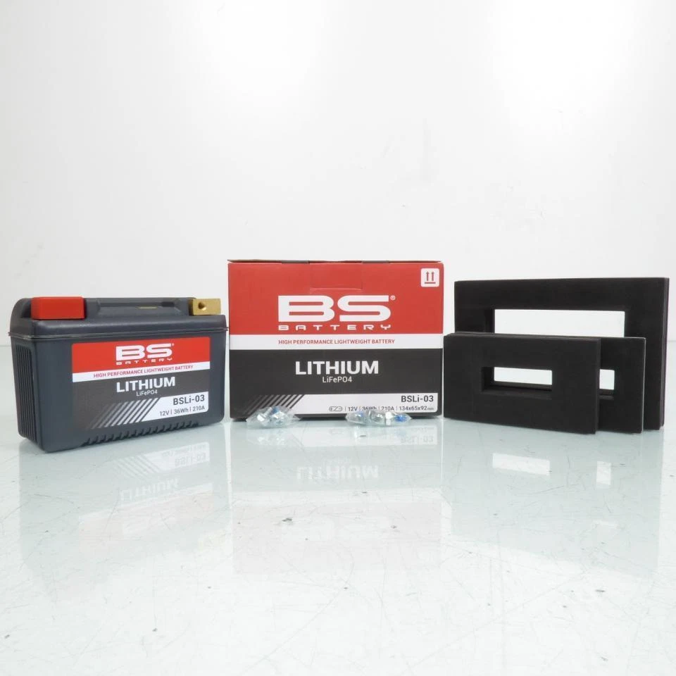 Batterie Lithium BS Battery pour Moto Honda 500 Cb N/S 1997 à 1998 BSLi-03 / - Photo 1/2