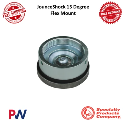 SPC Performance Carbon Steel JounceShock 15 Degree Flex Mount Universal | #25501 - Image 1 of 4